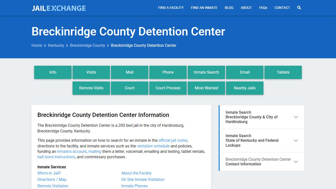 Breckinridge County Detention Center - Jail Exchange
